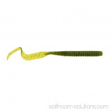 Berkley PowerBait Power Worm Soft Bait 10 Length, Green Pumpkin/Chartreuse, Per 8 553146841